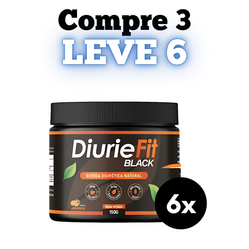Diurie Fit Black Original 150g - Suplemento Natural! - Promoção Exclusiva + Frete Grátis