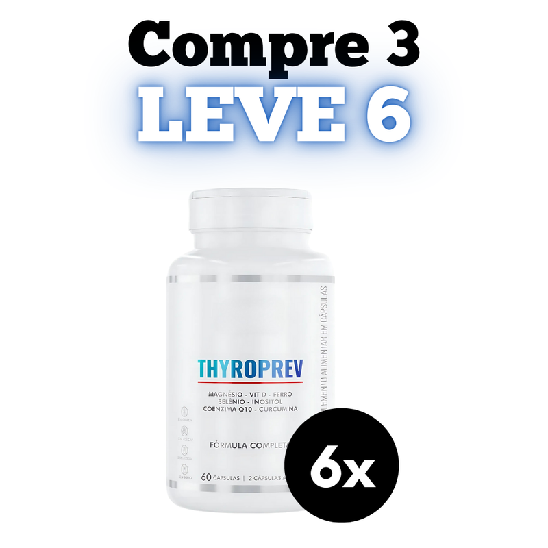 Thyroprev Original 60cp - Suplemento Natural - Promoção Exclusiva + Frete Grátis