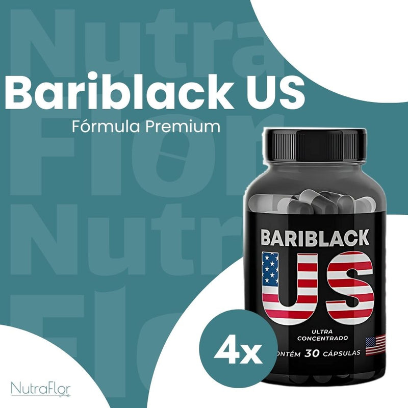 Bariblack US Original 30cp - Suplemento Natural - Promoção Exclusiva + Frete Grátis
