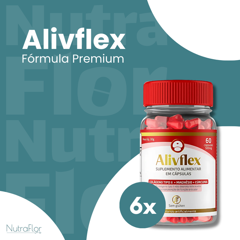 Alivflex Original 60cp - Suplemento Natural - Promoção Exclusiva + Frete Grátis