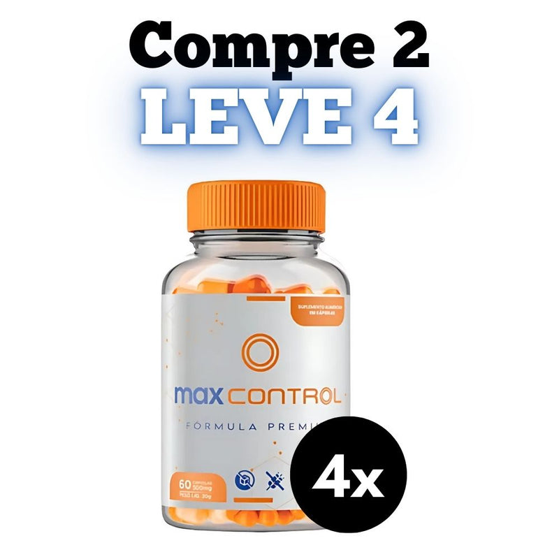 Max Control Original 60cp - Suplemento Natural! - Promoção Exclusiva + Frete Grátis