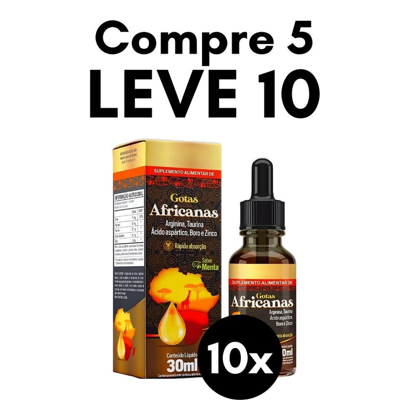 Gotas Africanas Original 30ml - Suplemento Natural - Promoção Exclusiva + Frete Grátis