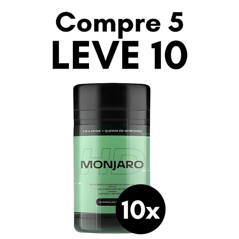 Monjaro Original 60cp - Suplemento Natural - Promoção Exclusiva + Frete Grátis