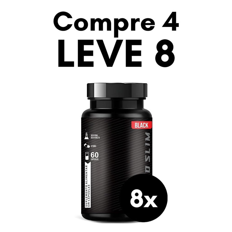 Turbo Slim Black Original 60cp - Suplemento Natural - Promoção Exclusiva + Frete Grátis