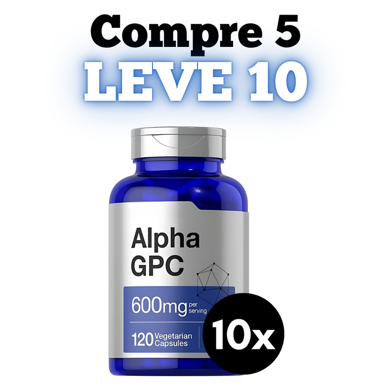 Alpha GPC Original 120cp - Suplemento Natural - Promoção Exclusiva + Frete Grátis