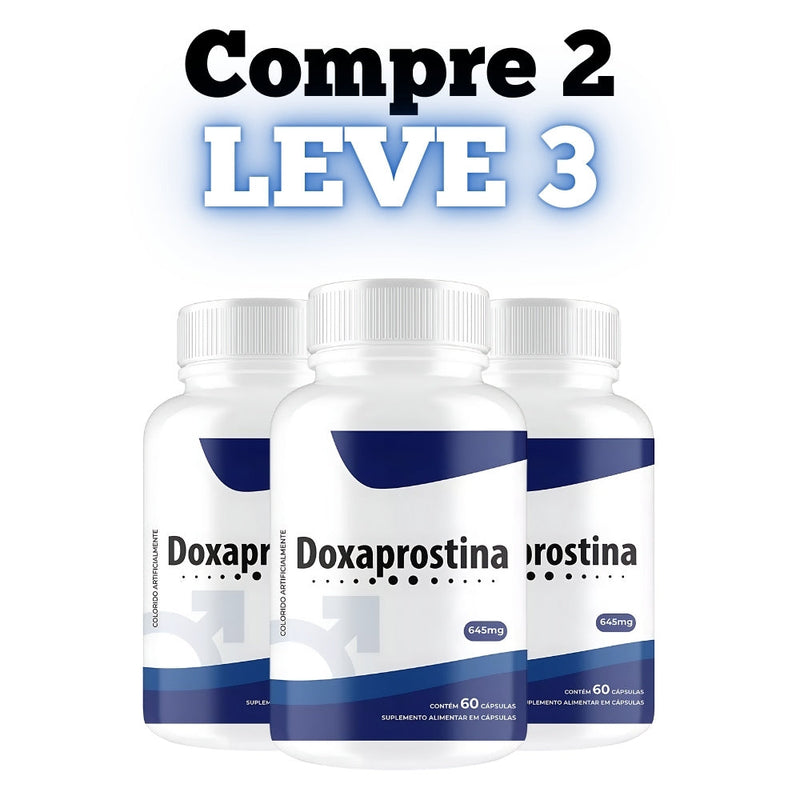 Doxaprostina Original 60cp - A Solução Para Sua Próstata - Promoção Exclusiva + Frete Grátis
