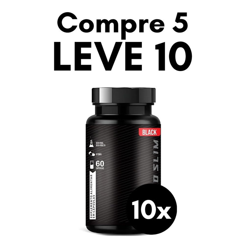 Turbo Slim Black Original 60cp - Suplemento Natural - Promoção Exclusiva + Frete Grátis