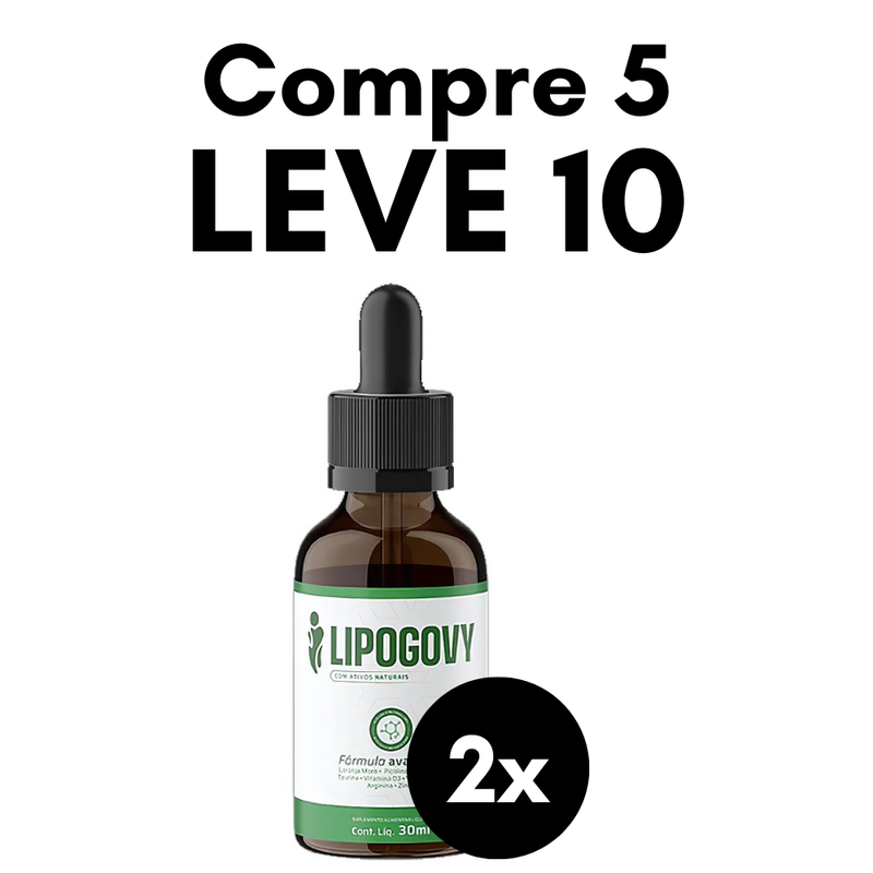 Lipogovy Original 30ml - Suplemento Natural - Promoção Exclusiva + Frete Grátis