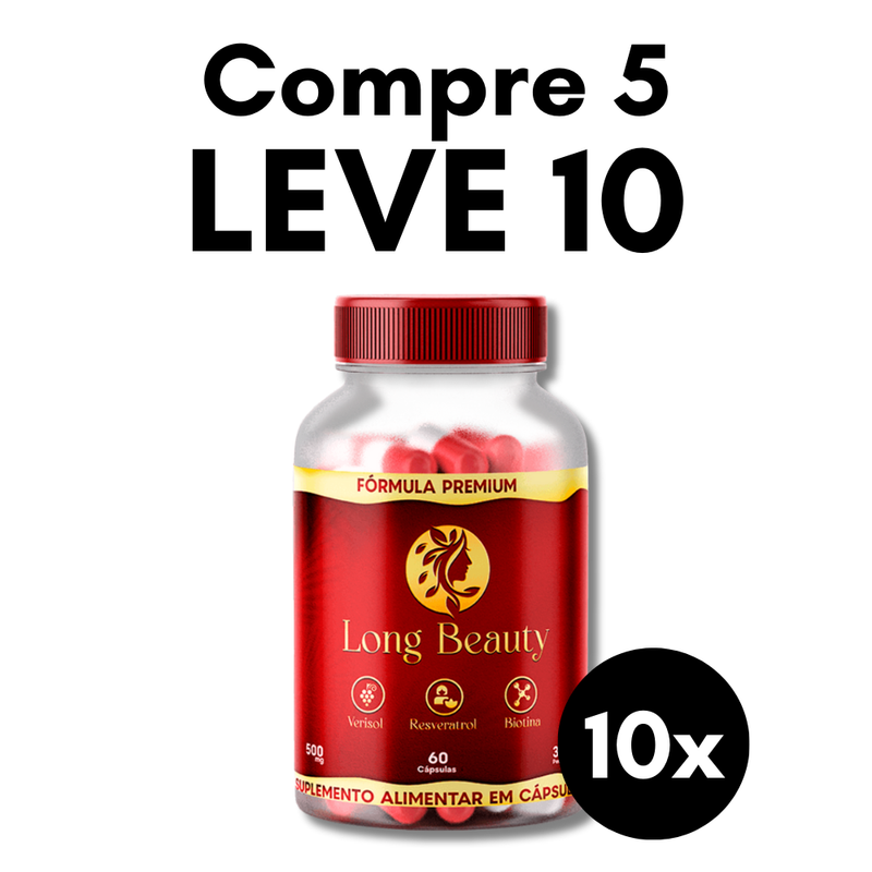 Long Beauty Original 60cp - Suplemento Natural - Promoção Exclusiva + Frete Grátis