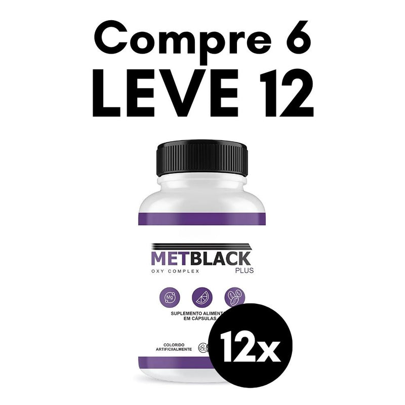 Met Black Original 60cp - Suplemento Natural - Promoção Exclusiva + Frete Grátis