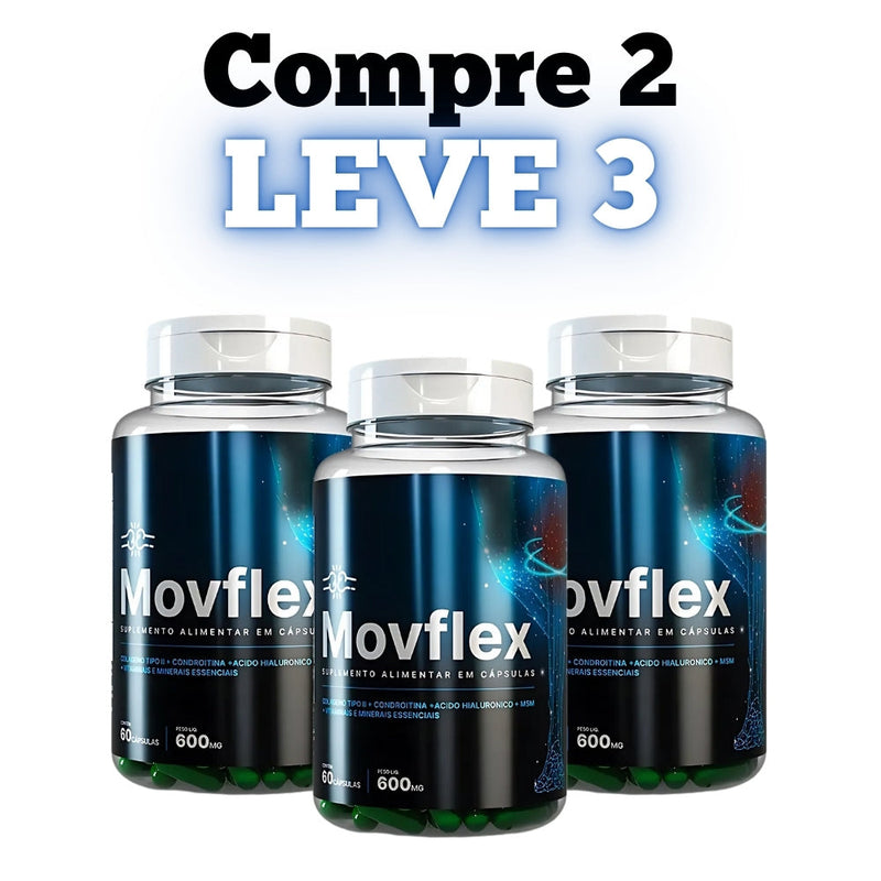 Movflex Original 60cp - O Alívio Que Suas Articulações Precisam - Promoção Exclusiva + Frete Grátis