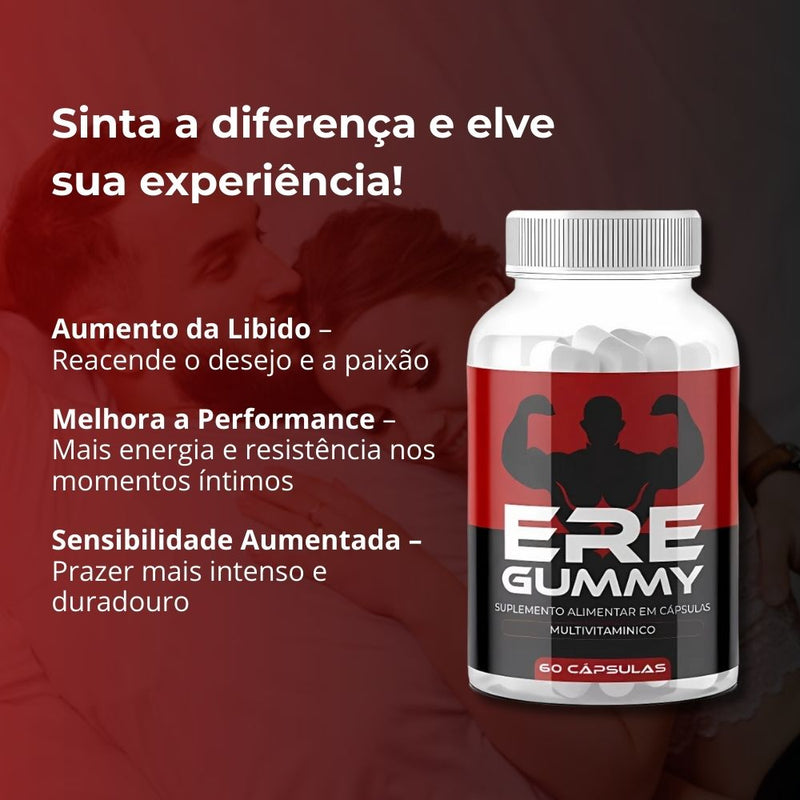 Ere Gummy Original 60cp  - Suplemento Natural - Promoção Exclusiva + Frete Grátis