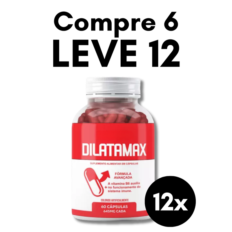 Dilatamax Original 60cp - Suplemento Natural - Promoção Exclusiva + Frete Grátis
