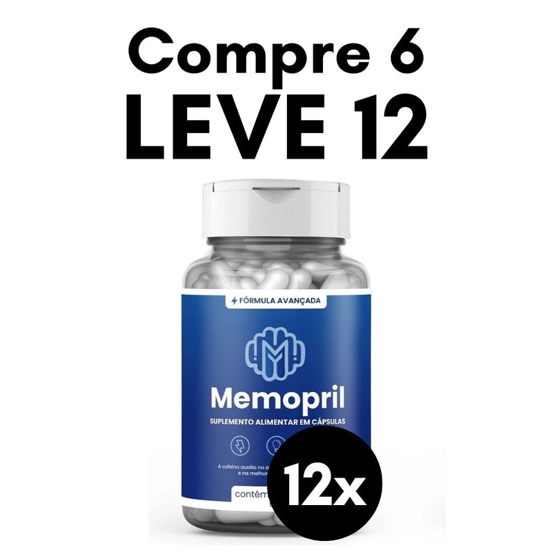 Memopril Original 60cp - Suplemento Natural - Promoção Exclusiva + Frete Grátis