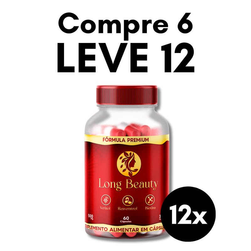 Long Beauty Original 60cp - Suplemento Natural - Promoção Exclusiva + Frete Grátis