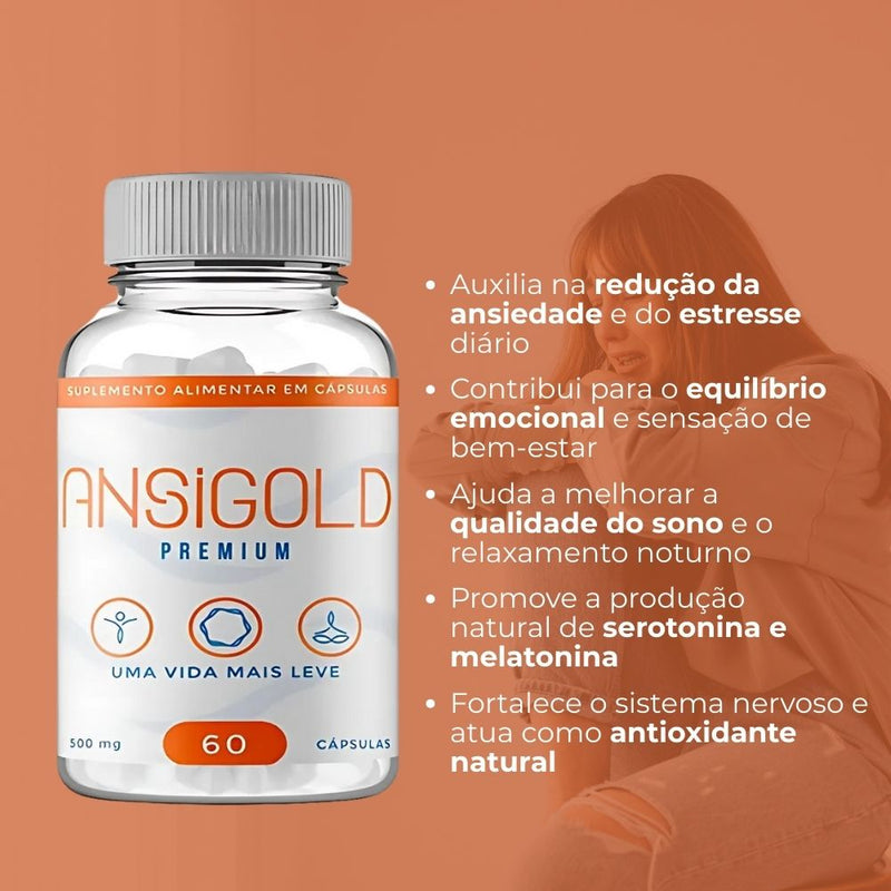 Ansigold Original 60cp - Suplemento Natural - Promoção Exclusiva + Frete Grátis