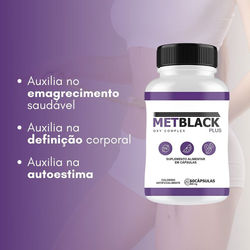 Met Black Original 60cp - Suplemento Natural - Promoção Exclusiva + Frete Grátis