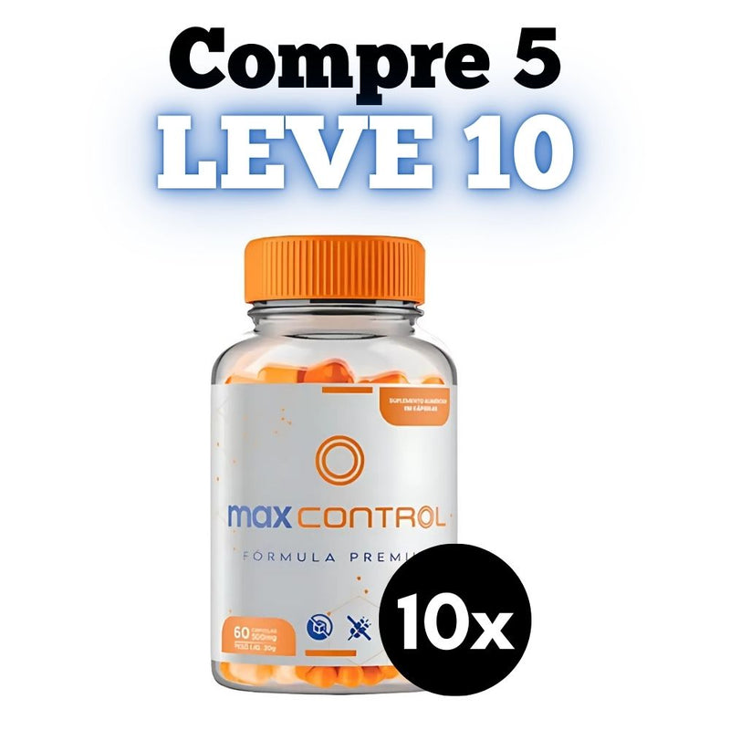 Max Control Original 60cp - Suplemento Natural! - Promoção Exclusiva + Frete Grátis