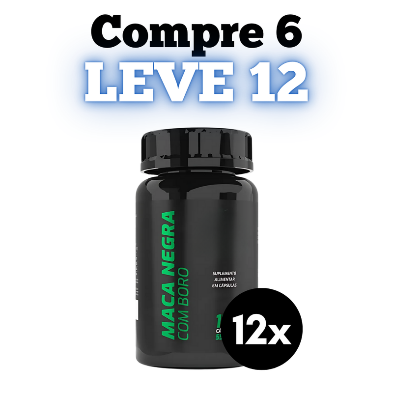 Maca Negra 120cp - Suplemento Natural!  - Promoção Exclusiva + Frete Grátis