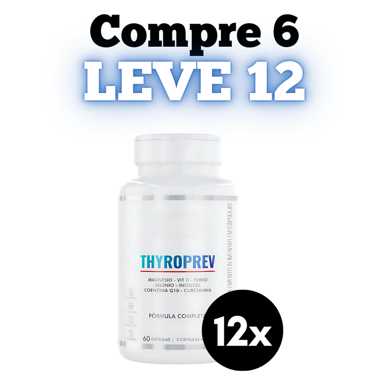 Thyroprev Original 60cp - Suplemento Natural - Promoção Exclusiva + Frete Grátis