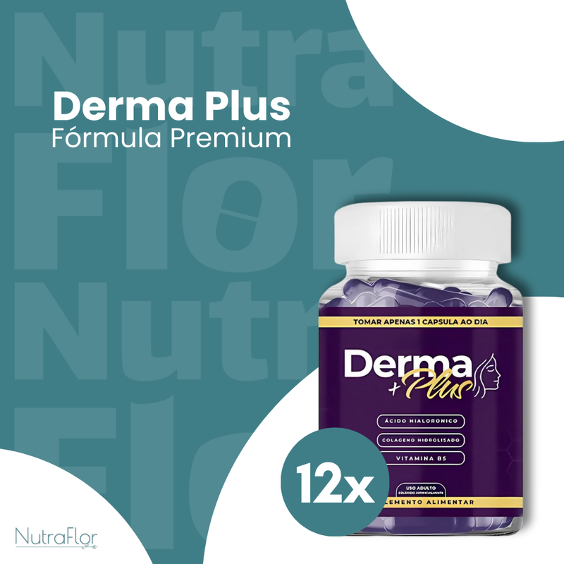 Derma Plus Original 30cp - Suplemento Natural - Promoção Exclusiva + Frete Grátis