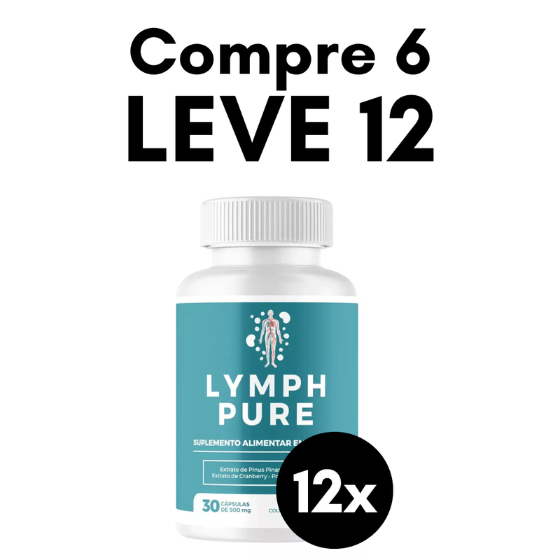 Lymph Pure Original 60cp - Suplemento Natural - Promoção Exclusiva + Frete Grátis