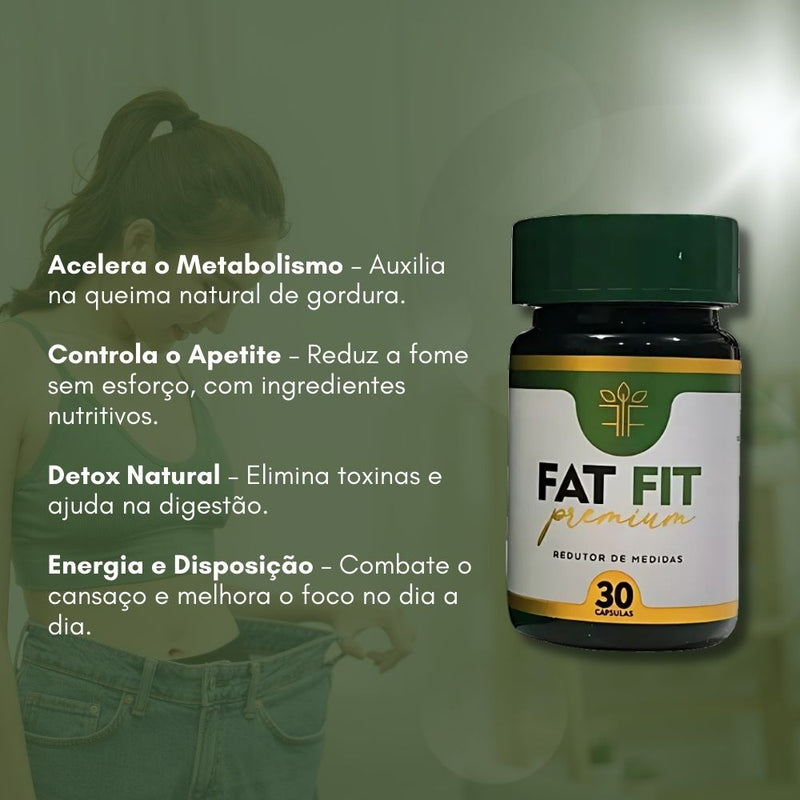 Fat Fit Premium Original 30cp  - Suplemento Natural - Promoção Exclusiva + Frete Grátis