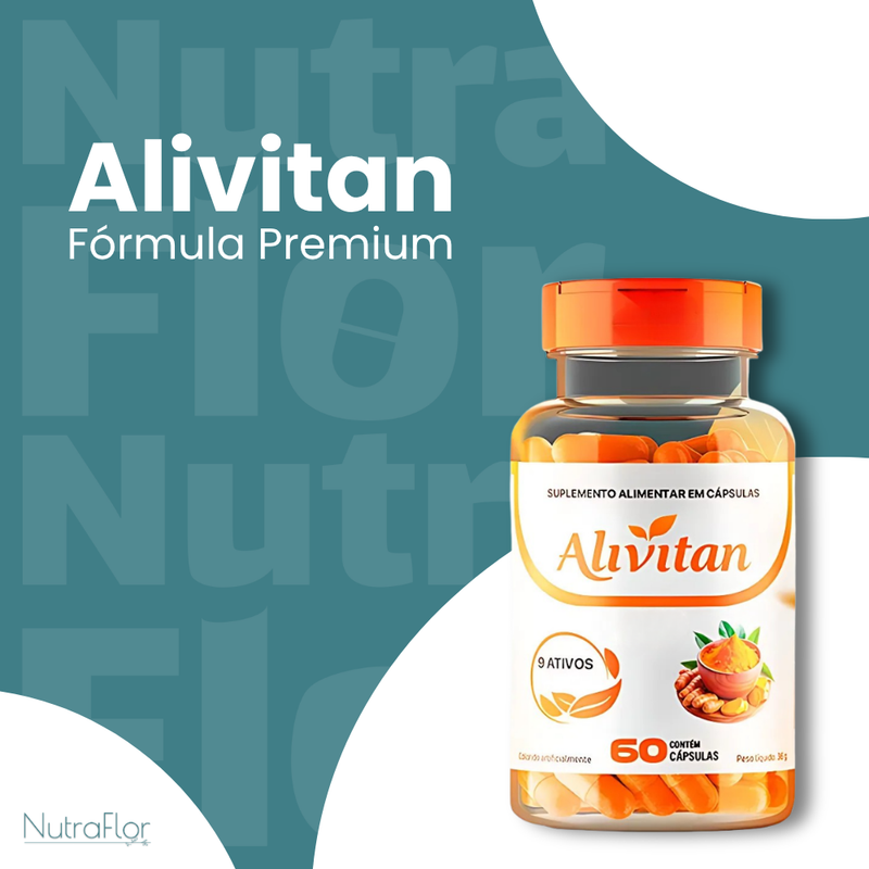 Alivitan Original 60cp - Suplemento Natural - Promoção Exclusiva + Frete Grátis
