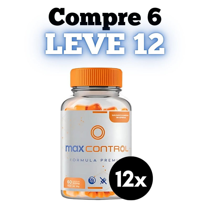 Max Control Original 60cp - Suplemento Natural! - Promoção Exclusiva + Frete Grátis