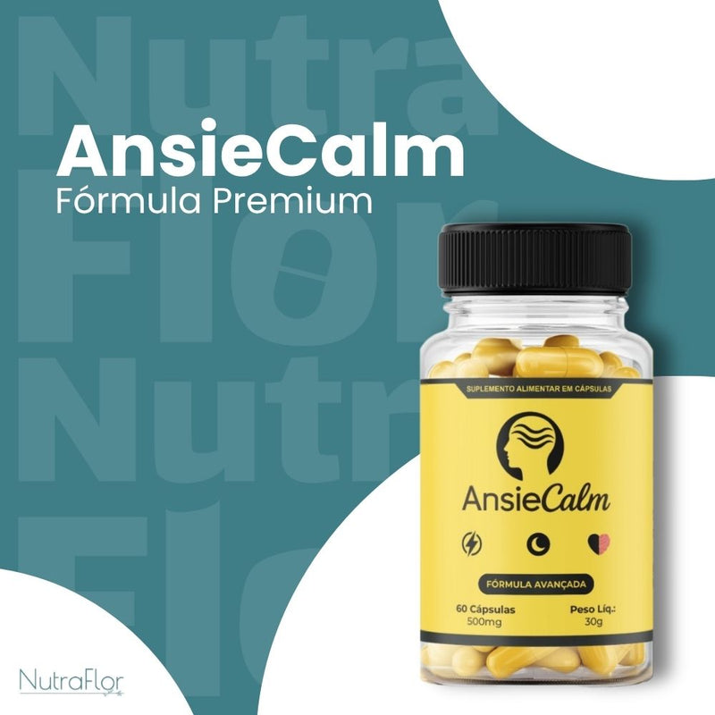 AnsieCalm Original 60cp - Suplemento Natural - Promoção Exclusiva + Frete Grátis