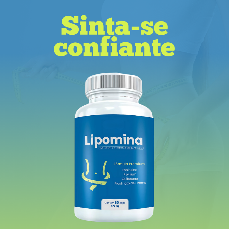 Lipomina 60cp - Suplemento Natural! - Promoção Exclusiva + Frete Grátis