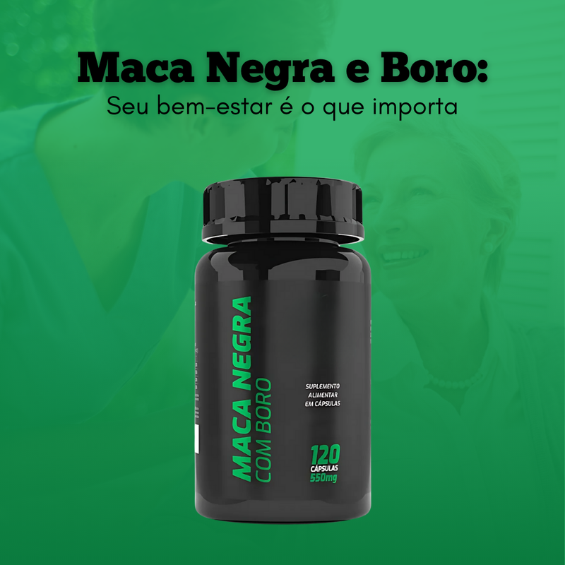 Maca Negra 120cp - Suplemento Natural!  - Promoção Exclusiva + Frete Grátis