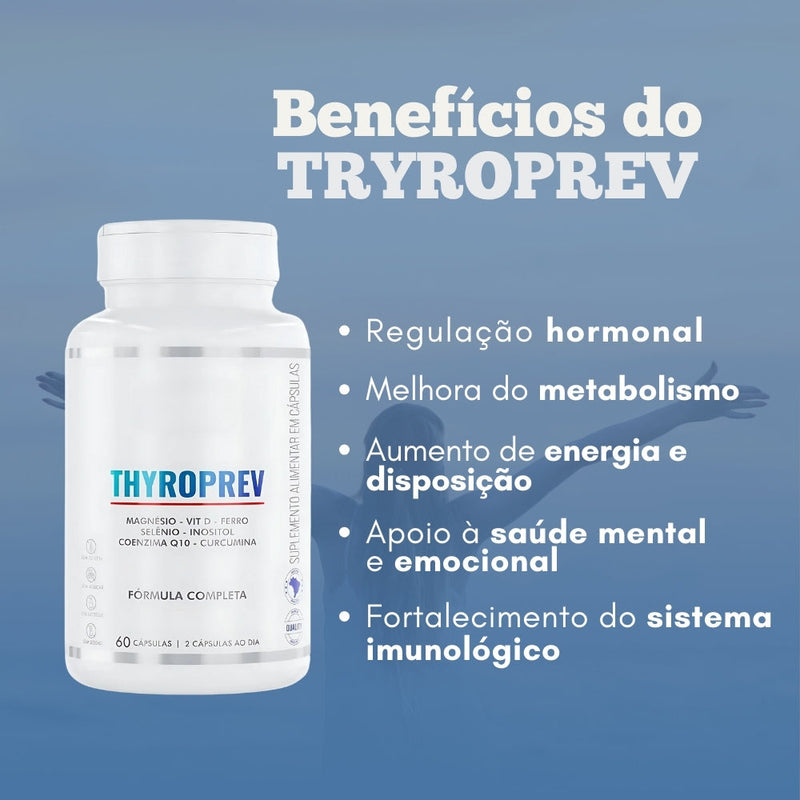 Thyroprev Original 60cp - Suplemento Natural - Promoção Exclusiva + Frete Grátis