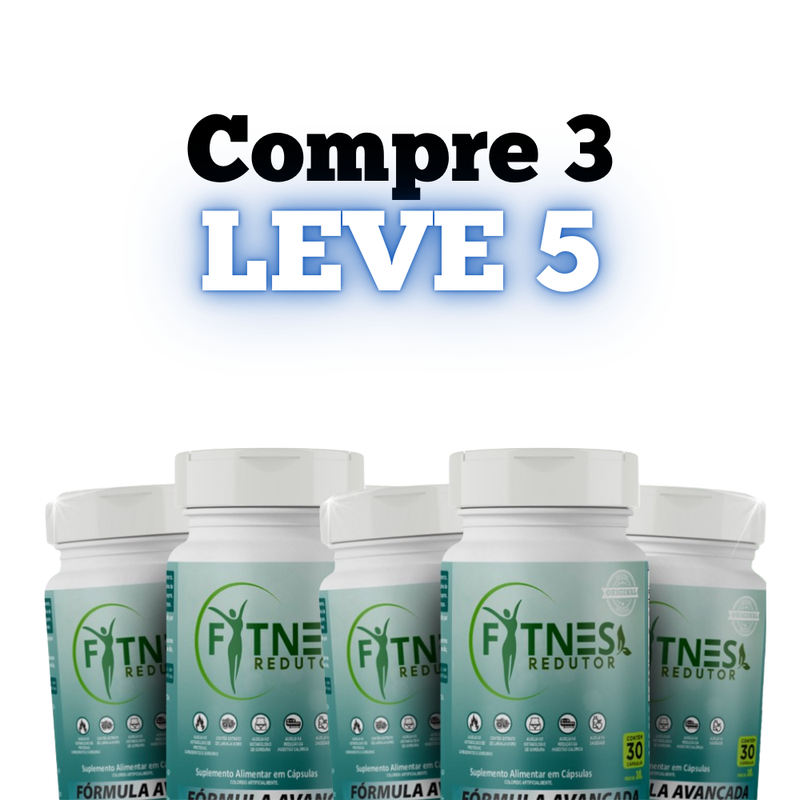 Fitness Redutor Original 30cp - A Solução Para o Seu Controle de Peso! - Promoção Exclusiva + Frete Grátis